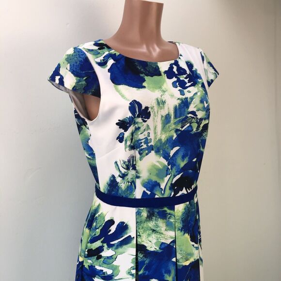 Alex Marie Floral Blue Flare - Picture 2 of 14